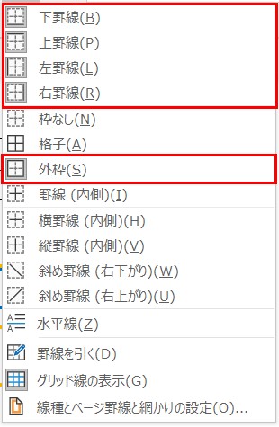 画像解説 Wordでの罫線の設定 編集方法ー使いこなして見栄えのいい資料に ワカルニ