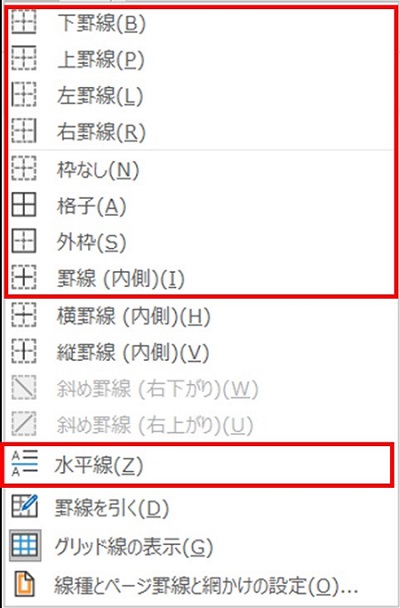 図解で分かる Wordで罫線を引く 消す方法は簡単 罫線を使って見やすくアレンジ ワカルニ