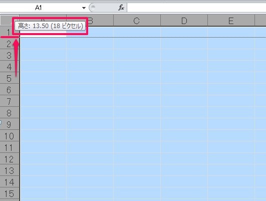 テンプレ付き Excelのセルを使った方眼紙の作り方 マスのサイズ調整と印刷の仕方 ワカルニ