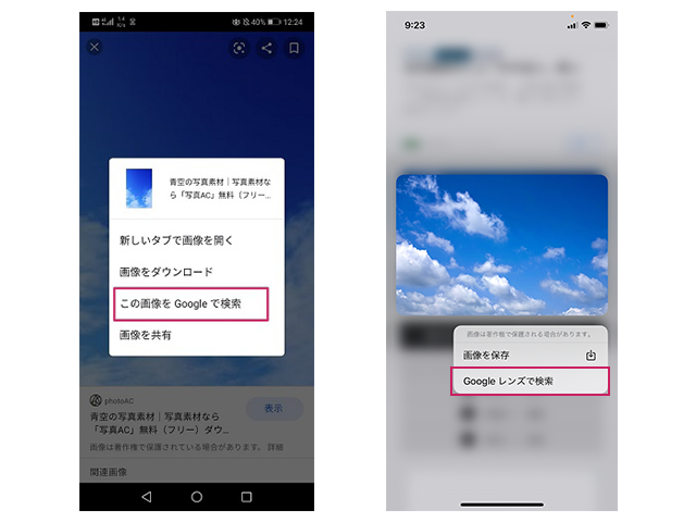 Googleでの画像検索方法をpc スマホ別で解説 画像の情報や関連画像を探そう ワカルニ